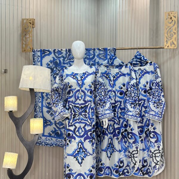 Elegant Kaftan Maxi 3PC Eid Collection